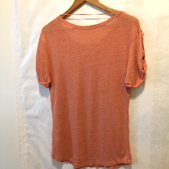ZARA Women’s Linen T Shirt- M - Picture 2 of 8